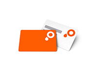 Visitenkarten mit abgerundeten Ecken