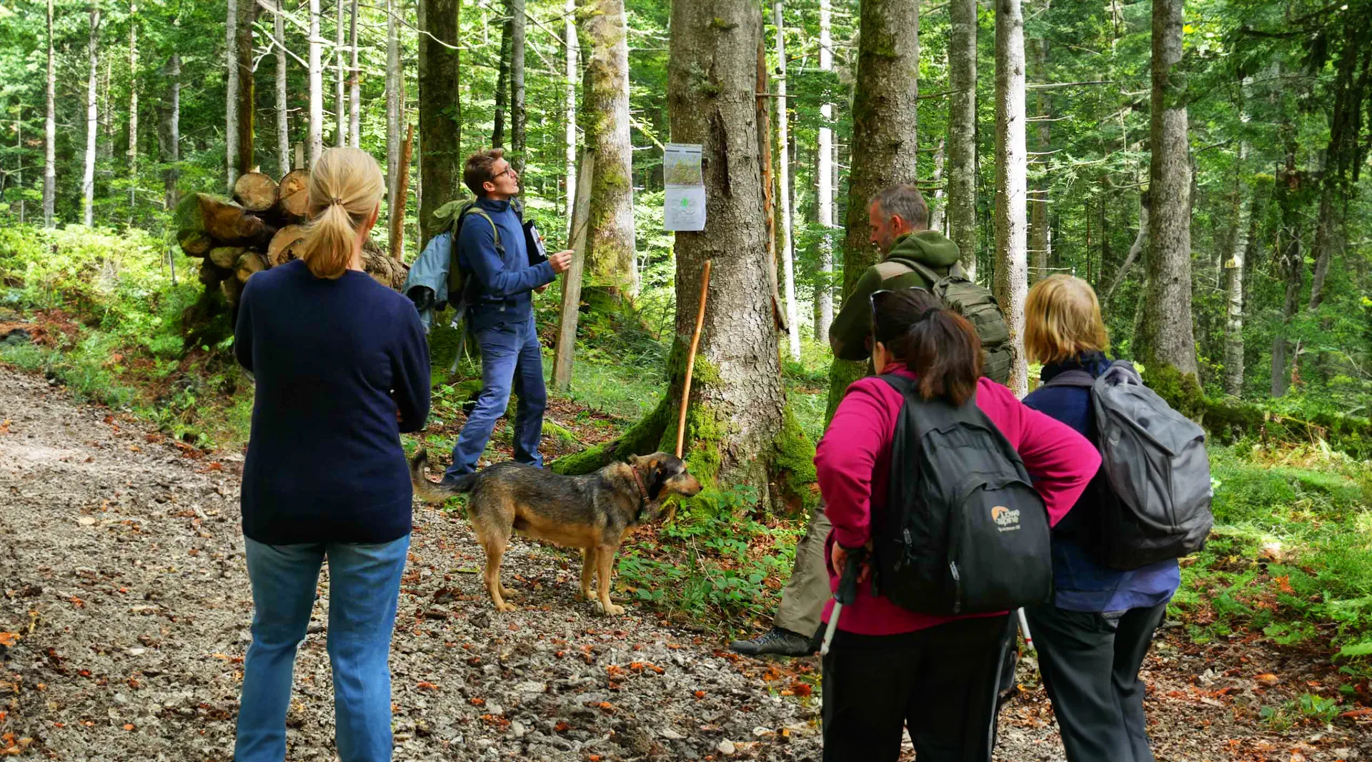 Transmission de connaissances sur le massif schisteux de Thuringe