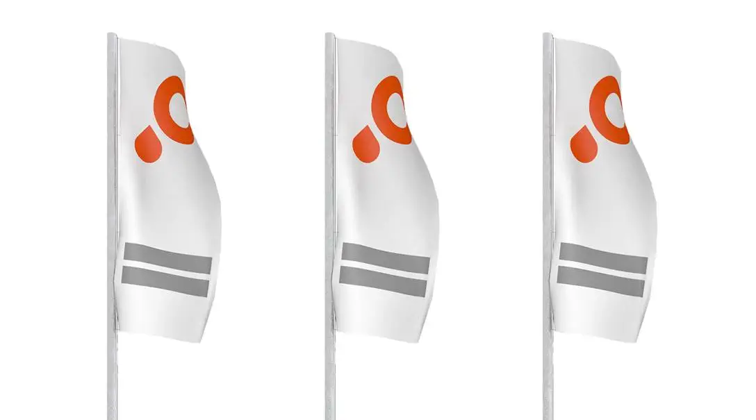 Article Drapeaux pour mât sans potence