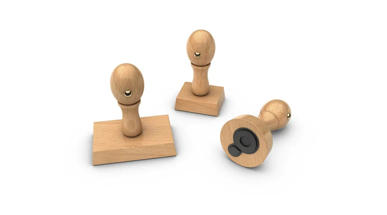 Tampon bois - naturel et élégant