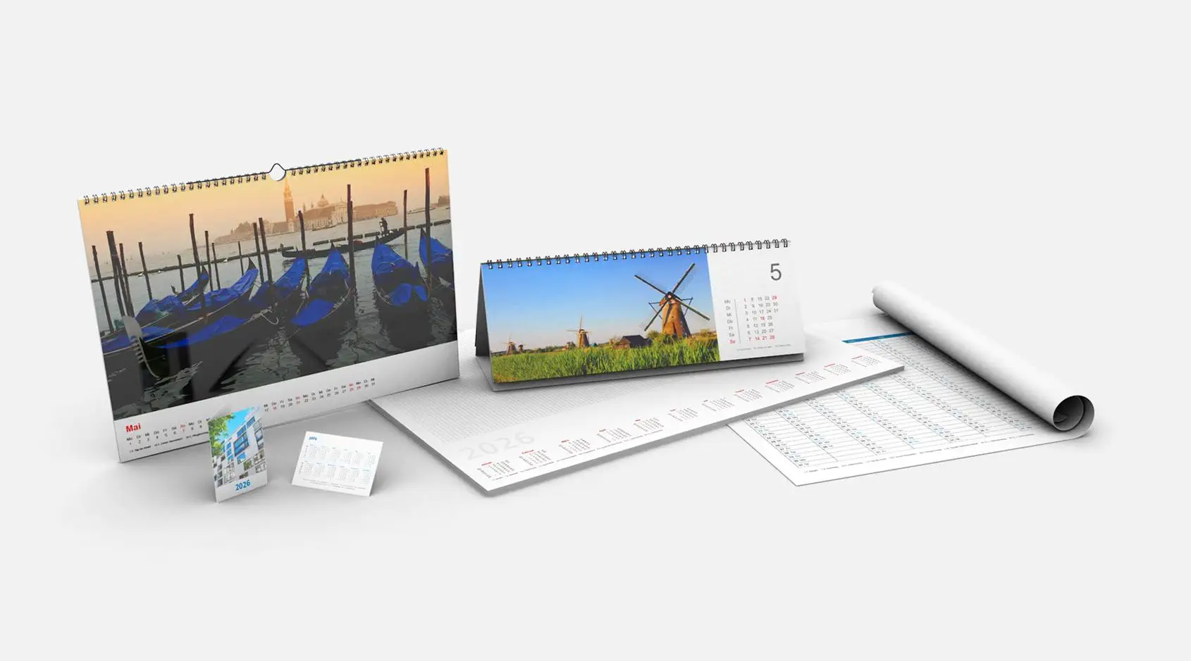 Nombreux calendriers