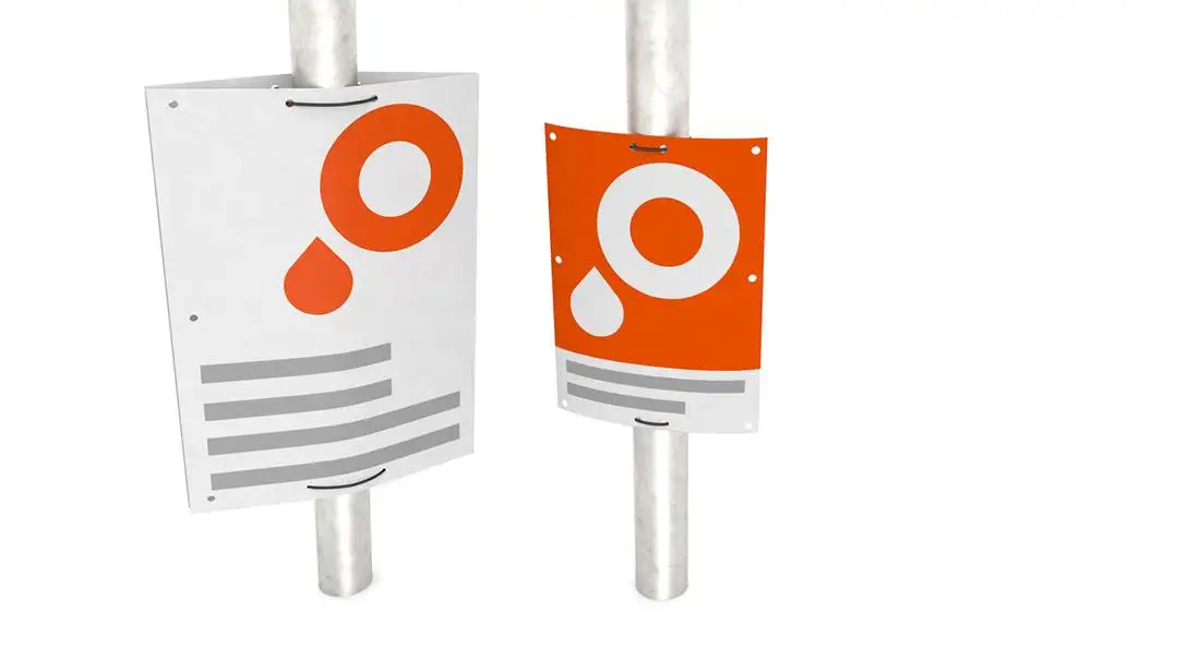 Article PLV cache-poteaux