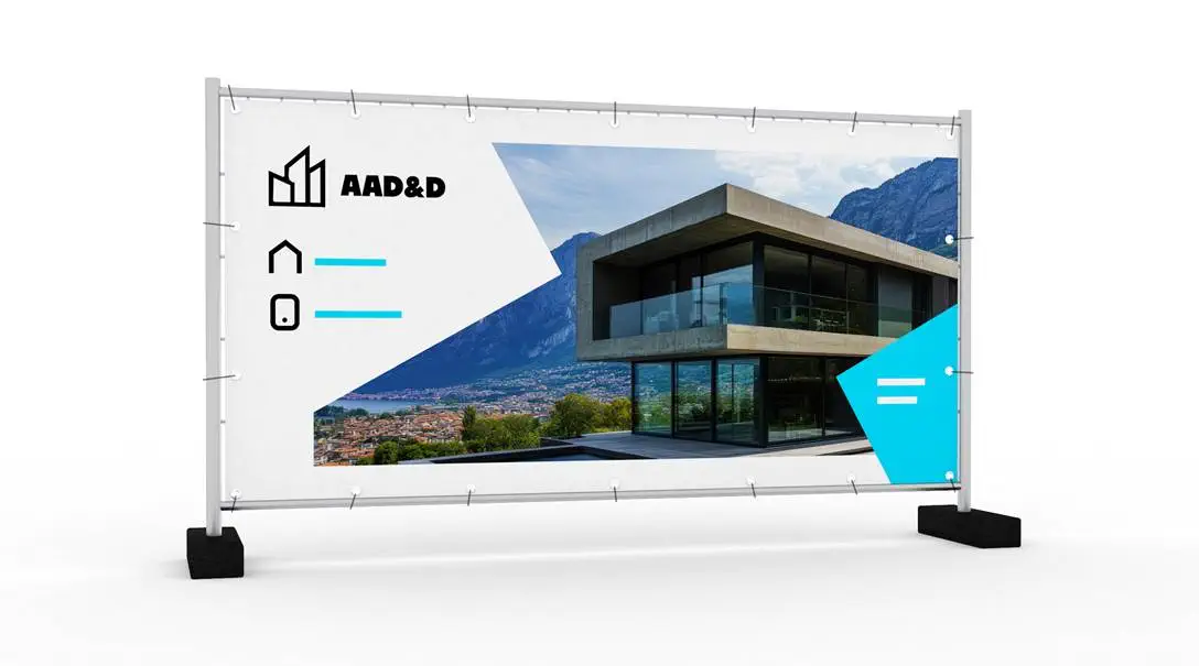 Article Bannière pour clôture de chantier