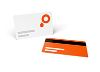 Cartes en plastique avec bande magnétique