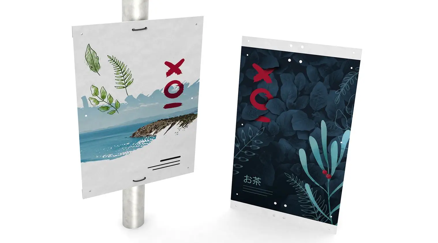 Affiches pour l'extérieur en carton