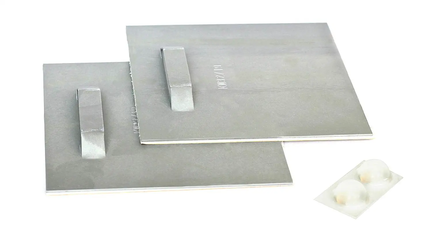 Plaques de fixation - sans trous