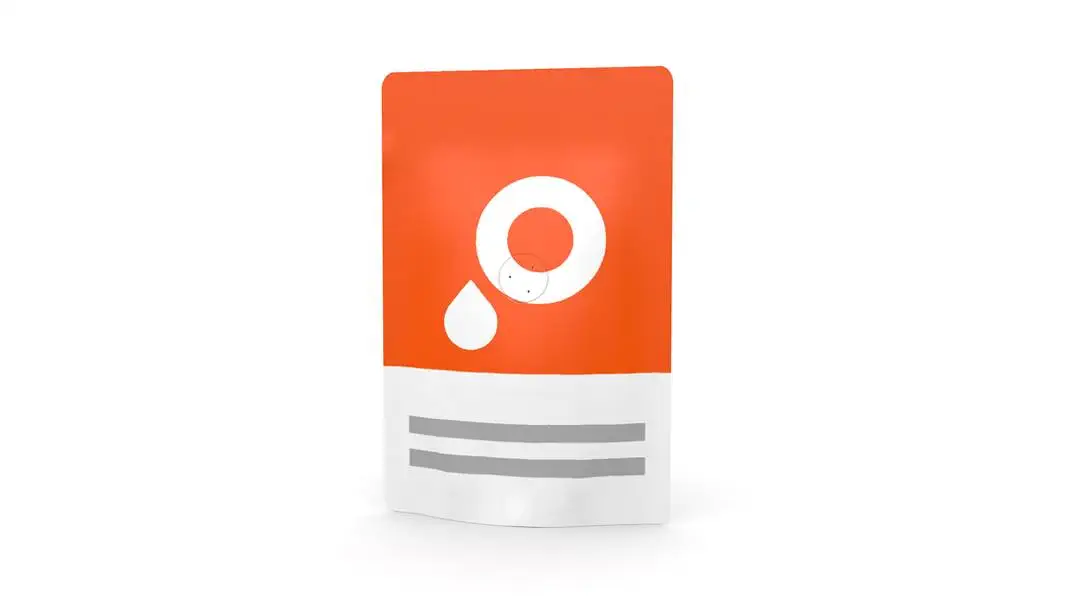 Article Sachet à fond plat avec valve aromatique