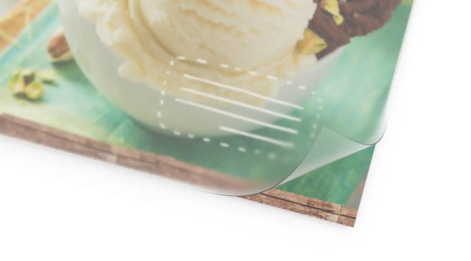 Faire imprimer des cartes de glace avec film de protection