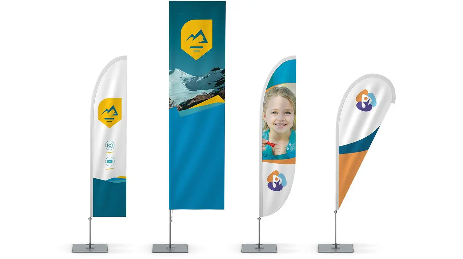 Tous les beach flags