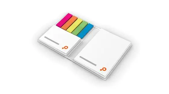 Notes adhésives à couverture rigide