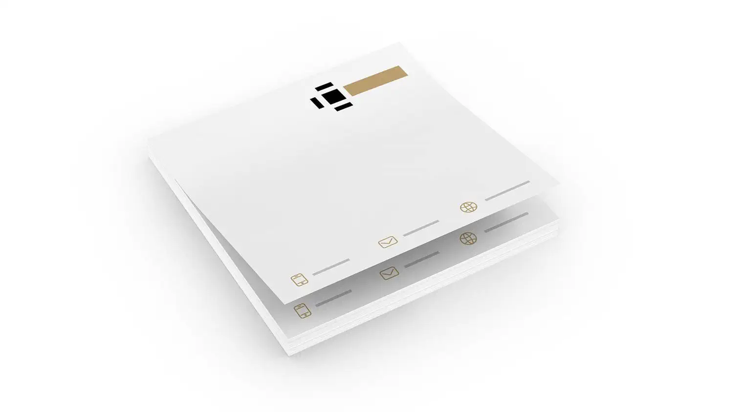 Notes adhésives sans couverture