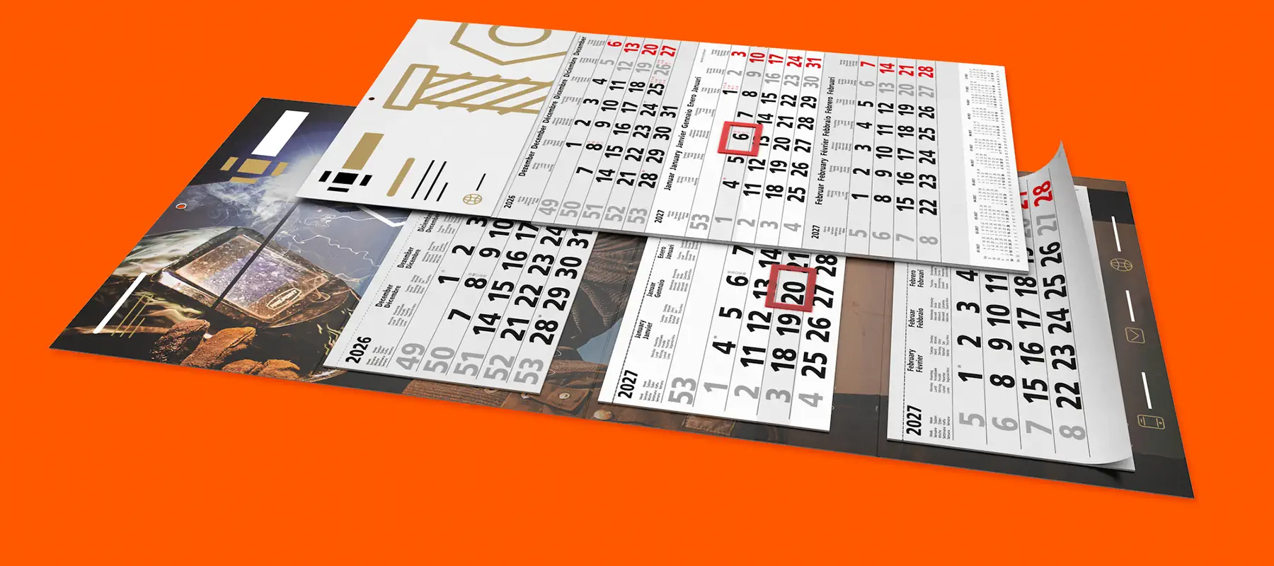 10 % de réduction sur les calendriers