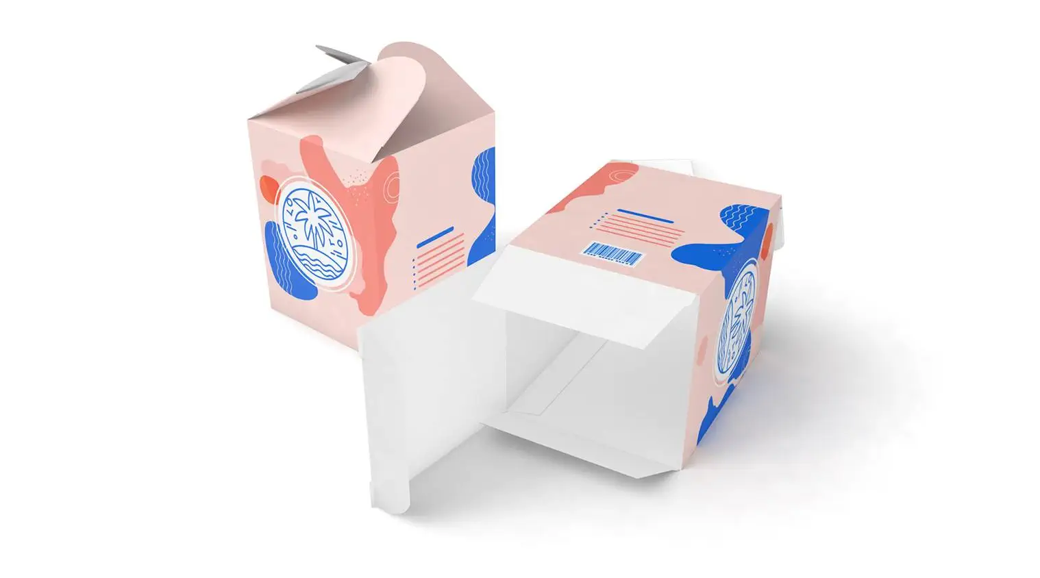 Boîte pétales : languettes d'insertion